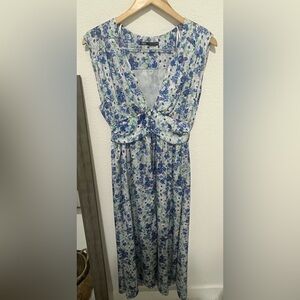 ZARA Floral Sleeveless Dress